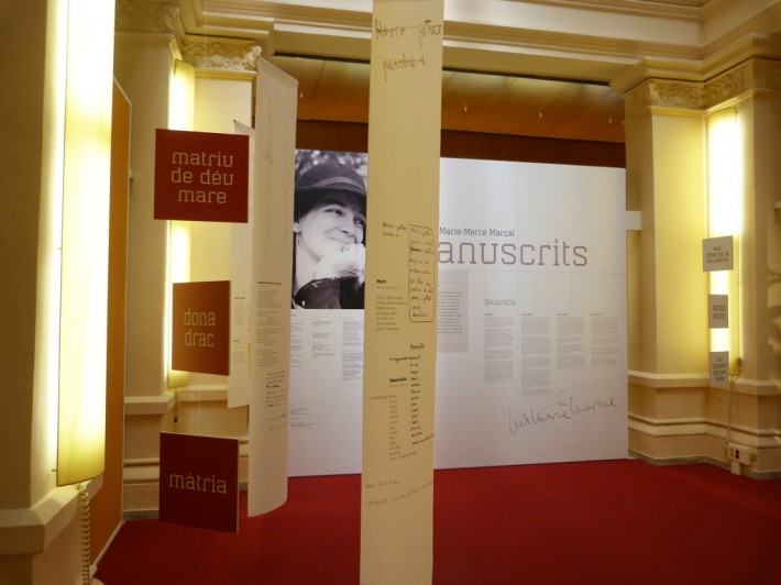Exposició , exposición, exhibition Barcelona Palau Robert Maria-Mercè Marçal