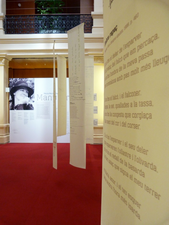 Exposició , exposición, exhibition Barcelona Palau Robert Maria-Mercè Marçal
