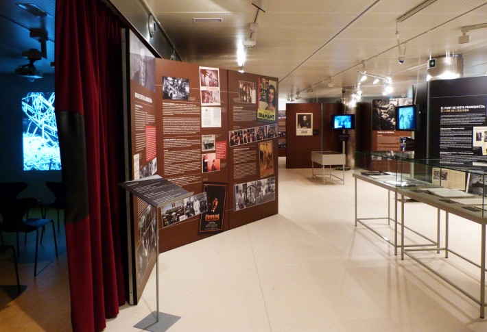 Exposició, exposición, exhibition, guerra civil, filmoteca catalunya, Barcelona film archive