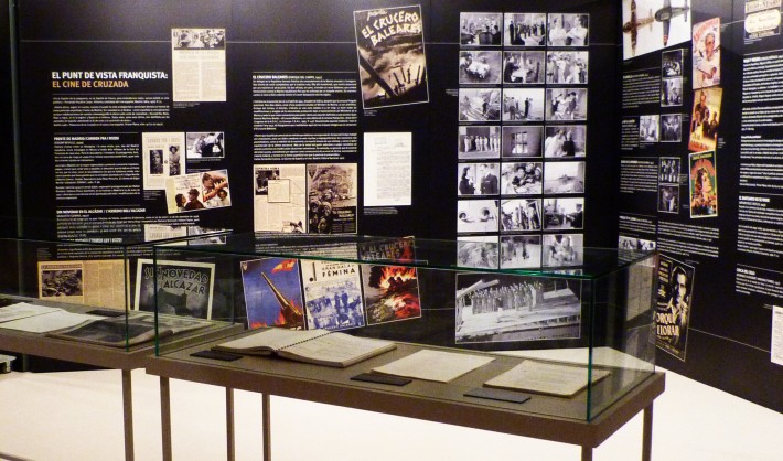Exposició, exposición, exhibition, guerra civil, filmoteca catalunya, Barcelona film archive